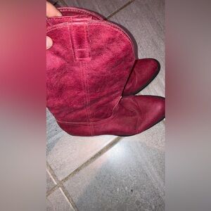 Rampage Red Heeled Boots